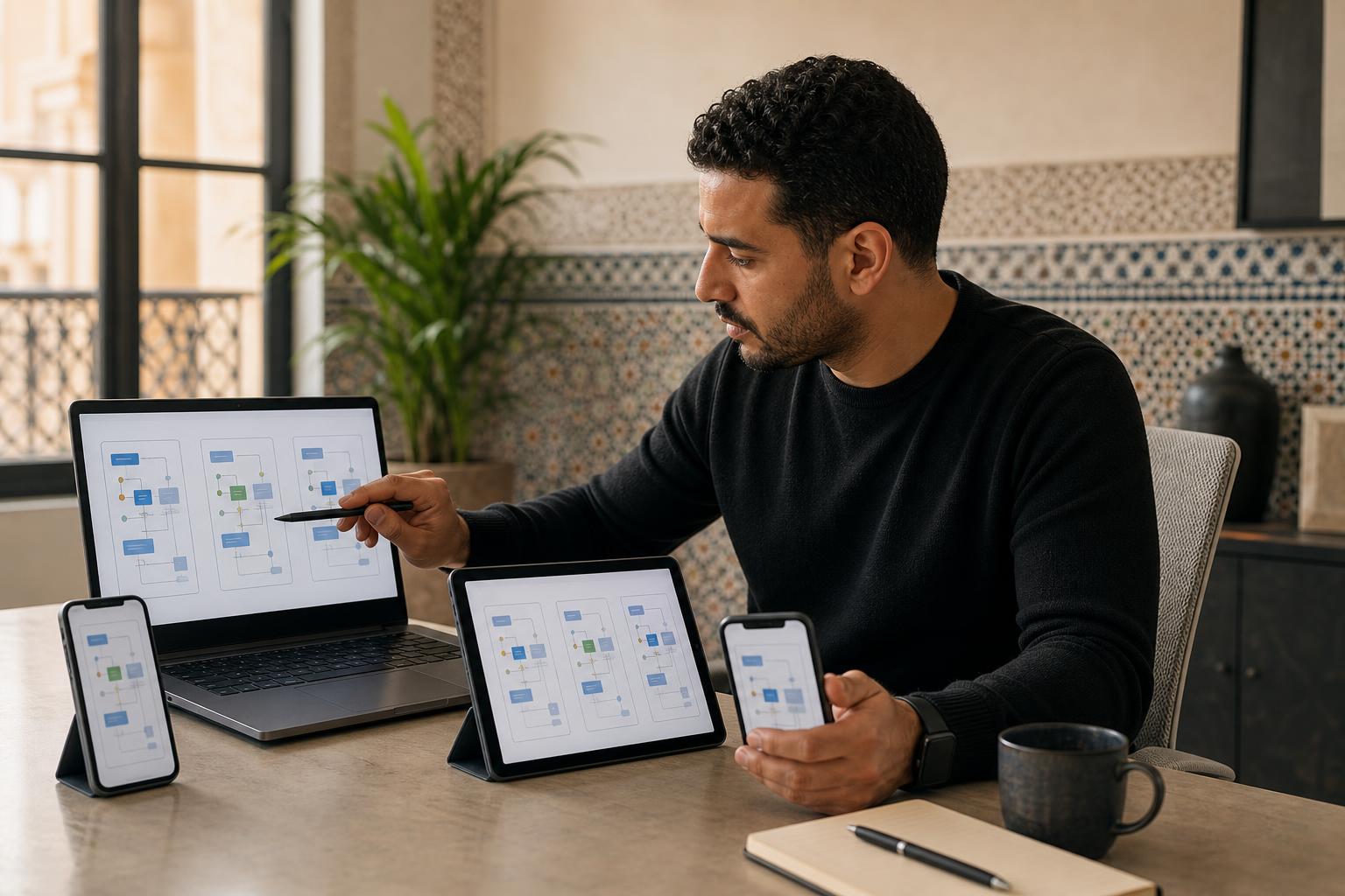 Flutter أم React Native أم التطوير الأصلي: ما التقنية الأنسب لتطبيق جوال في المغرب؟